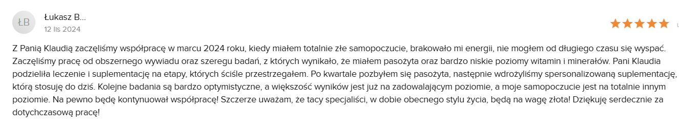 Opinia Łukasz